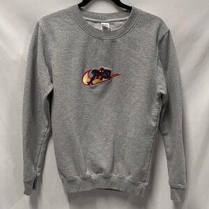 Spider-Man Nike Women’s Gray Crewneck Sweatshirt